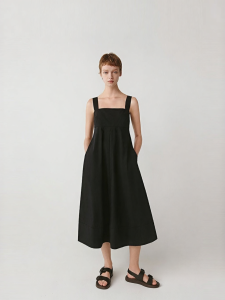 ICICLE | Cotton Polyester Chambray Dress
