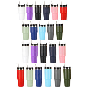 20/30oz Vacuum Insulated Cup Stainless Steel Travel Vacuum Flask Vacuum Thermal Insulated Mug for Cold Hot Beverages
