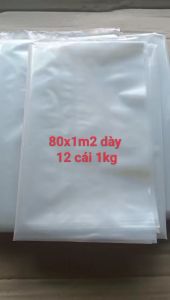 Túi Nilong Khổ 80cm x 1M2 /Túi PE bao nilong  Lồng Bao Tải/ Bọc nilong Bảo Quản hàng Hóa Loại Không Quai DẺO DÀY 1kg