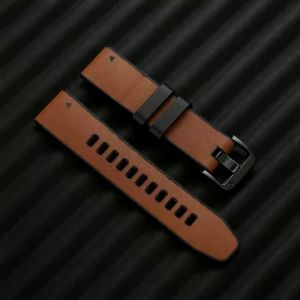 QuickFit 22/26mm Strap for Garmin Epix Pro/fenix 8 7 7X Pro Leather Silicone Watchband Forerunner 965 970 Enduro 3 Sport Bracele