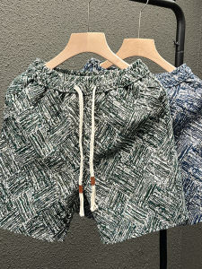 Quần Short Nam Mùa Hè Họa Tiết Thêu Sáng Tạo Quần Dài Năm Điểm Quần Dài Vừa Vặn Thoải Mái Thoáng Khí Thường Ngày Bãi Biển