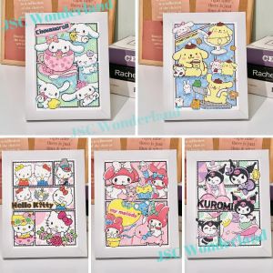 Childrens Diamond Painting 23x18 DIY Kit Sanrio Melody Cartoon Anime Three-Dimensional Diamond Sticker Painting