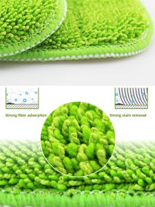 Adhesive Replacement Mop Head Household Cleaning Tool Flat Plate Spray Mop Accessories Water Absorption Dust Push Head