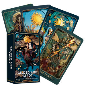 The Gilded Age Tarot | 78 Paper-Cut Art Cards | Includes a Guide Suitable for Beginners and Experienced Readers