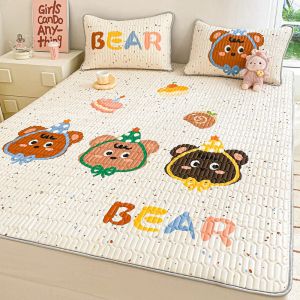 Bộ Ba Món Chăn Lông Cừu Lát Mát Mẻ Bằng Lát Cao Su Ice Silk Có Thể Giặt Bằng Máy Chăn Lông Cừu Mát Mẻ Mùa Hè Chăn Gấp