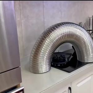 OXO Bán Buôn Bếp Máy Hút Mùi Ống Xả Ống Xả Thông Dụng Nhà Bếp Ống Mềm Phụ Kiện Tôn Dày