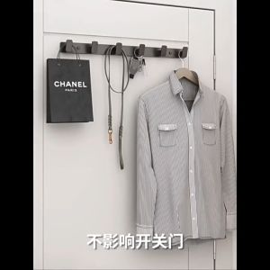 [OKLIFE. SG]Punch-Free Space aluminum Hook Clothes Hook Row Hook/Coat hook porch wall-mounted hook