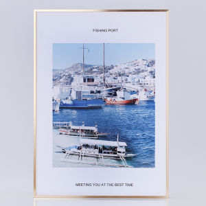 Modern Minimalist Aluminum Alloy Photo Frame Certificate Frame Puzzle Frame 4 Open 8 Open Painting Frame Poster Frame