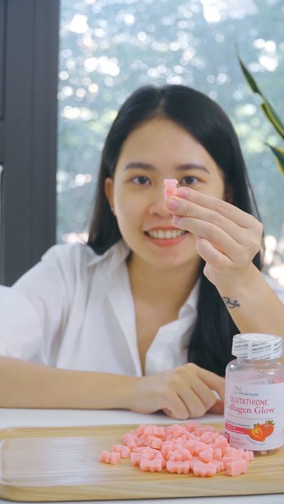 glutathione candy Custom Private Label Vegan Collagen Vitamin C Skin Whitening L-Glutathione  Candy Gummies main image 0