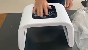 Braun Mall - เครื่องสปาแสงบำบัด เครื่องสปาแสงบำบัด เครื่องฉายแสง LED 7 สี บำรุงผิวหน้า สำหรับสปาผิวหน้าไฟฟ้า ผลิตภัณฑ์ดูแลผิว