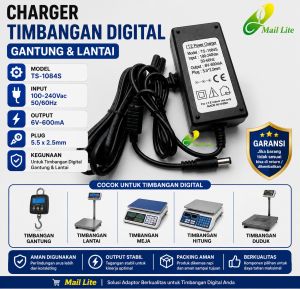 Charger Timbangan Digital Gantung & Lantai TS 1084S