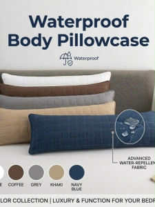 Home Preferred Single Size Waterproof Long Pillowcase & Waterproof Mattress Protector Kalis Air​ Cadar Fit 4-12inch