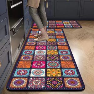 XINXIANGRUI | Washable No Wash Waterproof Oil-proof Water Absorbent Non-slip Dirt-resistant Kitchen Mat