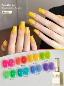 Bộ Sơn Móng Tay Gel 8 Màu 15ml Tương Thích Với Đèn UV/LED Dụng Cụ Làm Móng Nghệ Thuật Dành Cho Nữ Dùng Tại Nhà Salon Tự Làm Móng Thời Trang
