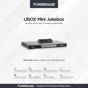 [SG] Powerhouse Home Karaoke System Jukebox (With Songs) KTV System / Karaoke Box - Karaoke Set