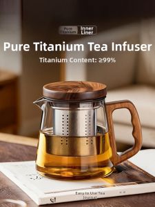 YIHUTEA | Office Teapot with Infusion Strainer