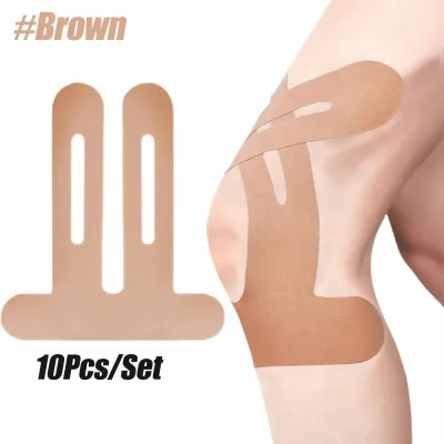 10PCS Kinesiology Tape for KneesWaterproof & ElasticBreathable Knee TapeAthletic Tape Provide Support & Stability for Running