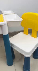BYJ Building Blocks Table with Chair and Storage Best Gift for Kids Blocks Playset