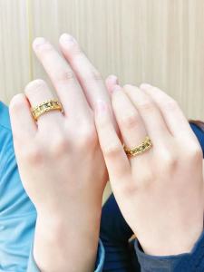 Retro Film Heart Open Ring Couple Rings Gift for Girls Fairy Protector Vintage Style Copper Material Love Pendant Ring