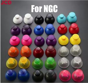 JCD 1 Pair Left And Right 3D Analog Joystick Thumb Stick Silicone Cap For GameCube For NGC GC Controller Repair Part Replacement