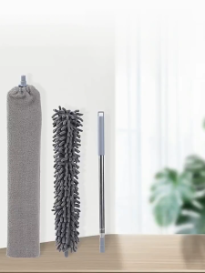 Satu Keluarga Kemoceng Fleksibel Bisa Tekuk Alat Pembersih Debu Rumah C1309 Kemoceng Bulu Serbaguna