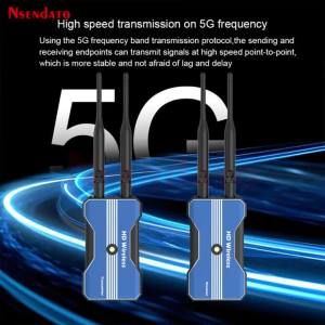 2.4G/5G Wireless HDMI Extender 500M 1080P HDMI Video Audio Transmission for sharing Screen Camera SLR Laptop to TV Projector