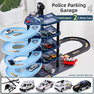 YUERBAO | Fire Truck Toy Car Set Tracks Birthday Gift for Toddlers