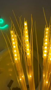 [Tặng Phích Cắm] Set 10 Bông Lúa Đèn Led Thần Tài Trang Trí Tết 2026 Bông Lúa Vàng Trang Trí Ban Thờ Phòng Khách