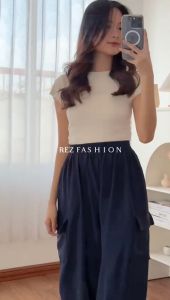 Kulot Cargo Crinkle Aiflow | Cargo Pants Crinkle Stylish