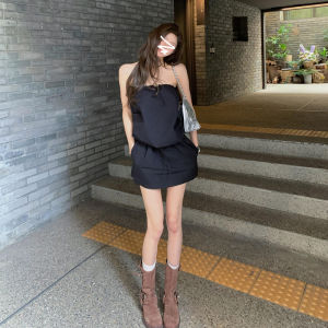 unifittoo | Black Off-Shoulder Mini Dress