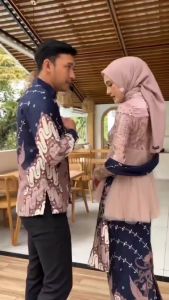 [ 3 MOTIF ] AMEERA Kebaya Couple Kondangan wisuda Lamaran Terbaru Brokat modern kekinian Baju pasangan trending