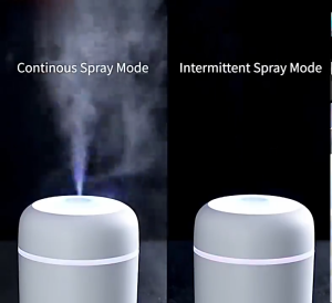 Portable Mini USB Humidifier – Color-changing LED air purifying diffuser/atomizer can also be used as a car aroma diffuser—an ideal gift for birthdays or Christmas