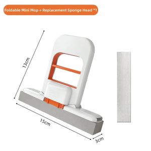 Replaceable Cloth No-hand-washing Multi-purpose Mini Mop