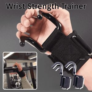 Weight Lifting Hooks Wrist Support Grip Trainer Gym Fitness Set Heavy Duty Power Lifting Gloves