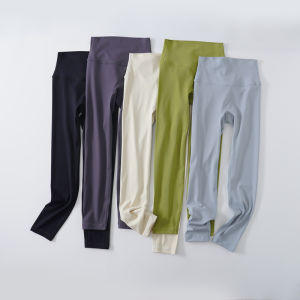 Yoga Pants for Women High Waist Breathable Quick Drying Super Elastic Mid-Length Trousers Suitable for All Seasons