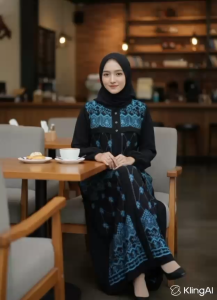 GAMIS FENITA BAHAN UV MIX BRUKAT TERBARU 2024 / DRESS WANITA MUSLIM LEBARAH MEWAH FASHION TERLARIS