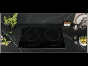 Bếp từ đôi Dmestik TL-232 DMK mặt kính Kanger bo viền 4 cạnh điều khiển trượt Slider 9 mức công suất