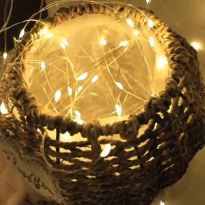 BI - 1 Meter / 2 Meter Lampu Hias Tumblr Lampu Kawat LED Waterproof Lampu Dekorasi Bobo Balon PVC Lampu Tumbler Free Baterai E015 E016 E020 E021