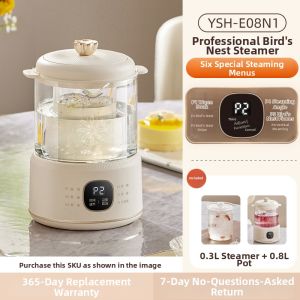 [China Plug Without Adapter] Bear | Multi-Function Constant Temperature Health Pot for Birds Nest
