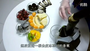 Electric frozen fruit ice cream machinefruit yogurt machine frozen dessert machine household use