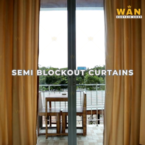 7FT 5IN1 201-210 SOLD PER SET SEMI BLOCKOUT RING CURTAINS
