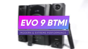 SonicGear Evo 9 BTMI Bluetooth Multimedia Speaker with Wireless Microphone (2021) - Black