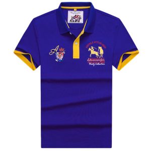 Summer Short-Sleeved Mens T-shirt Lapel Polo Shirt Competition Golf Jersey Clothing Genuine Breathable Sports Brand