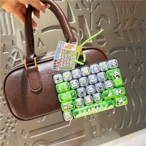 Bandai | Cute Animalpattern Decompression Key Chain|26 Key Keyboard Pendant|Bag Pendant Decorative Toysdecompression Toy Model Ornaments