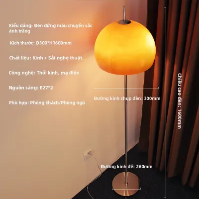 KAIPAQI | Đèn Sàn Kính Cổ Điển