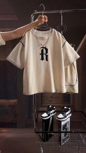 BeiYiMeng Kids Clothes Boy Clothing Sets Space Round Neck T-shirt With Short Pants Summer Sport Suits For 5 Years And Above Sibling Children Outfit Little man