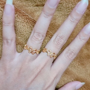 JIN JING CINCIN BUTTERFLY SIZE 9-18 FASHION JEWELLERY EMAS 916 ORI 1.82G UP