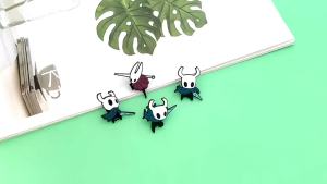 Bandai | Hollow Knight Enamel Pins Cute Cartoon Metal Brooch Game Badge for Backpack Pins Accessories Gifts