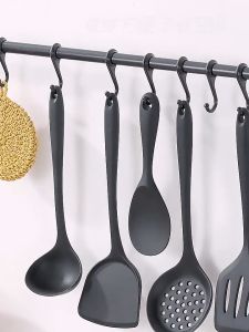 Kitchen Cooking tools silicon kitchen utensil set silicon spatula rice spoon Non stick Utensils Cooking