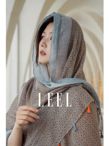 LEEL Summer Thin Silk Scarf: Women's Travel Sun Protection Outerwear Beach Sand Big Pashmina Tassel Ethnic Style Polyester Fiber